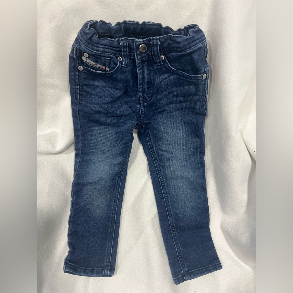 Diesel Stylish Blue Denim Skinny Jeans Size 2 Toddler